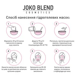 Маска гідрогелева Purifying Charcoal Joko Blend 20 г - мініатюра 3