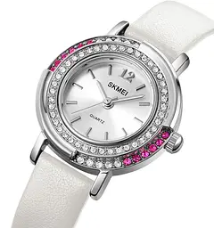 Годинник наручний жіночий 1855SIWT Silver-White Skmei acs0030534 - мініатюра 2