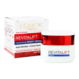 Нічний крем-догляд для обличчя L'Oreal Paris Revitalift Відновлюючий шкіру обличчя, 50 мл - мініатюра 2