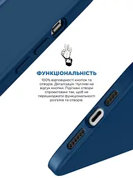 Панель ArmorStandart ICON2 MagSafe для Apple iPhone 15 Pro Storm Blue (ARM72757) - мініатюра 4