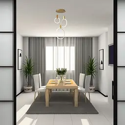 Світлодіодна накладна люстра Feron AL6500 GRAND 50Вт золото - мініатюра 3