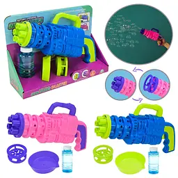 Автоматичний бластер для мильних бульбашок Mega Bubble Blaster (Q-08B) в асортименті