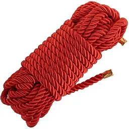 Мотузка для шибарі Lockink Sevanda Shibari Pratice Rope Red, 8 метрів
