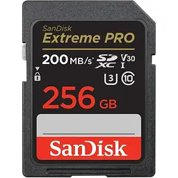 Картка пам'яті SanDisk 256 GB SDXC UHS-I U3 V30 Extreme PRO (SDSDXXD-256G-GN4IN)