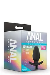 Анальна пробка з вібрацією Blush Anal Adventures Platinum Saddle Plug - мініатюра 2