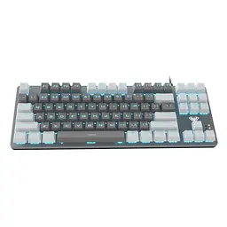 Клавіатура Aula F3287 Keycap KRGD Blue USB UA White/Grey (6948391240688) - мініатюра 2