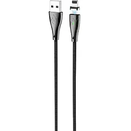 USB Cable Hoco U75 Blaze Magnetic Lightning Black 1.2m