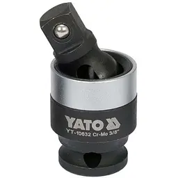 Подовжувач карданний ударний YATO квадрат 3/8 L=48 мм (YT-10632)
