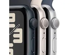 Смарт-годинник Apple Watch SE 2 GPS + Cellular 44mm Silver Aluminum Case w. Storm Blue Sport Band - M/L (MRHH3) - мініатюра 6