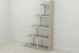 Етажерка Ferrum-decor Стелла 1600x1020x300 Білий метал ДСП Дуб Сонома (FRD-103469)