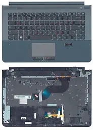 Клавіатура для ноутбука Samsung (RC420) Black, (Gray TopCase) - мініатюра 3
