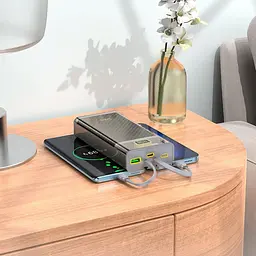 Зовнішній акумулятор Hoco J104A Discovery Edition 20000mAh 22.5W Gray (788962) [109963] - мініатюра 7