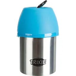 Пляшка дорожня Trixie з мискою 300 мл (червона, чорна)