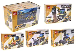 Конструктор 8087A "Будівельна техніка" у дисплеї 16 шт. YG Toys