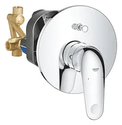 Душова система прихованого монтажу Grohe Euroeco з Tempesta 250 UA2939200L, Хром - мініатюра 6