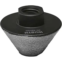 Фреза алмазна Wurth Hard ceramic конічна 20-48 мм, M14 (1457452048)