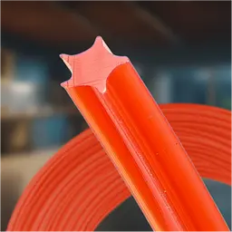 Волосінь для тримерів і бензокос зірка 2.0 мм, бухта 245 м, червона Intertool DT-2271 - мініатюра 4
