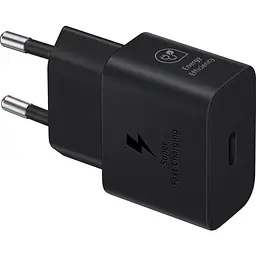 Мережевий зарядний пристрій Samsung 25W + Cable USB-С to USB-С Black (EP-T2510XBEGEU) [95121] - мініатюра 4