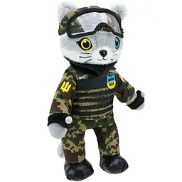 Патріотична іграшка Котик ВСУ 33 см - мініатюра 2