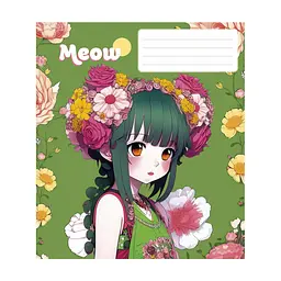 Зошит Школярик Kawaii 48 аркушів клітинка (048-3302K), в асортименті - мініатюра 3