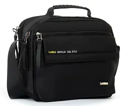 Чоловіча сумка тканинна Lanpad чорна (LAN4119 black) - мініатюра 3