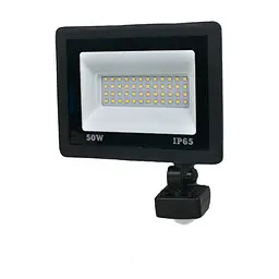 Прожектор Lightwell LW-FL-B-50-S 50 W з датчиком руху
