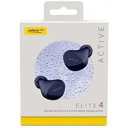 Бездротові навушники Jabra Elite 4 Active ANC Bluetooth Earbuds Navy (100-99180001-02) - мініатюра 3