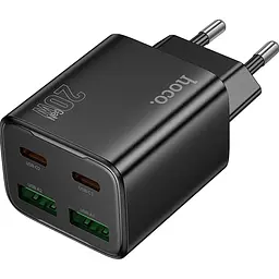 Мережевий зарядний пристрій Hoco N55 Fundador 20W Black [125202]