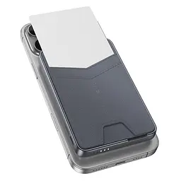 Power bank Hoco Q46 5000mAh PD 20W 3в1 магнітний з функцією бездротової зарядки сріблястий сірий - мініатюра 2