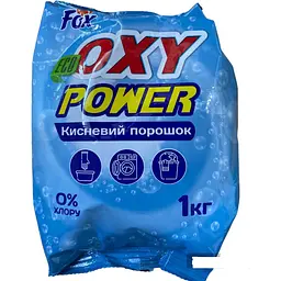 Кисневий пральний порошок Fox Oxy Power 1 кг