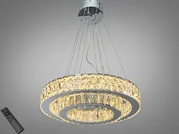 Підвісна люстра LED Diasha 575/500+320HR хром 82 Вт 4510 Лм - мініатюра 2