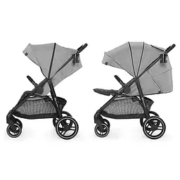 Прогулянкова коляска Kinderkraft Grande City grey - мініатюра 3