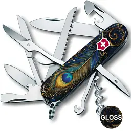 Складаний ніж Victorinox HUNTSMAN DESIGN Дивовижне перо - мініатюра 2