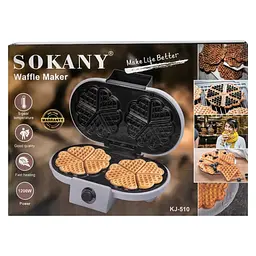 Вафельница Sokany KJ-510 - мініатюра 10