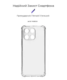 Чохол ArmorStandart Air Force для Honor X6a Camera cover Clear - мініатюра 2