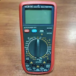 Цифровий мультиметр професійний, тестер, вольтметр та термопара VC 61A