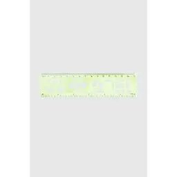 Лінійка з трафаретами LING YANG 0380-15 Салатовий (2000990711656)(SC)