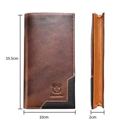 Чоловіче шкіряне портмоне BULL 19.5х10х2 см acs0029382 - мініатюра 3