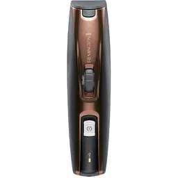 Тример Remington Beard Kit, для бороди та вусів, акум., насадок-2, ножиці, щітка у компл., титан.напив., коричневий
