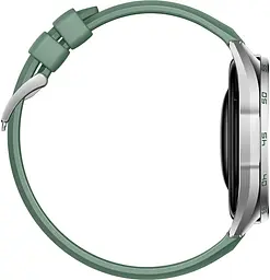 Смарт-годинник Huawei Watch GT 6 46mm Steel with Green Woven Strap (55020FTV) - мініатюра 3