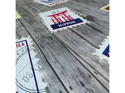 Панель стінова 3D STICKER WALL 700 * 700 * 4мм Поштові марки (091) SW-00001152 - мініатюра 3
