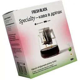 Кава спешелті дріпи Fresh Black Ethiopia set 5 шт x 12 г.
