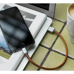 Кабель USB-A to Lightning Plusus Lifestar Handcrafted Vintage Tan 0.25 м (LST2001025) - мініатюра 4