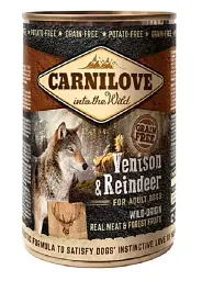 Вологий корм з олениною Carnilove Venison Reindeer Карнілов консерва для собак 400 г