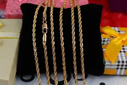 Ланцюг Xuping Jewelry канатик 60 см 3 мм золотистий