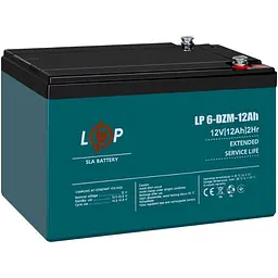 Акумулятор LogicPower AGM 6-DZM 12V (12V/12Ah/144Wh) (9172) [109286] - мініатюра 2