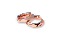 Сережки конго з червоного золота S-0356
