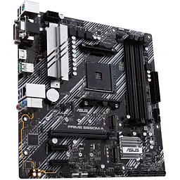 Материнська плата Asus Prime AM4 (B550) B550M-A, B550, 4xDDR4, Int.Video(CPU), 4xSATA3, 2xM.2, 1xPCI-E 16x 4.0, 2xPCI-E 1x 3.0, ALC887 8xUSB3.2/4xUSB2.0, VGA/DVI-D/HDMI, MicroATX - мініатюра 6