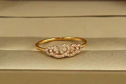 Кільце Xuping Jewelry Сяюча петля р 18 золотисте