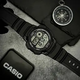 Чоловічий годинник Casio AE-1000W-1A Чорний ( AT1141-0183 ) - мініатюра 3